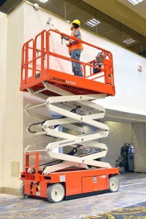 Snorkel S4726E Electric Scissor Lift – 9.8m Max Working Height